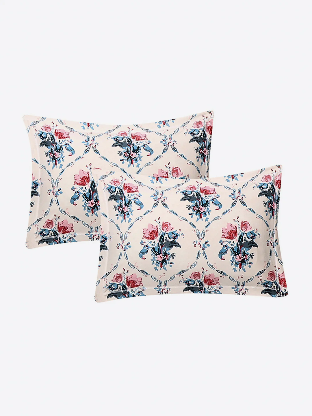 Printed Double Bed 130 GSM 4 Pc Bedding Set (1 Bedsheet, 1 AC Comforter & 2 Pillow Cover) - Image 11