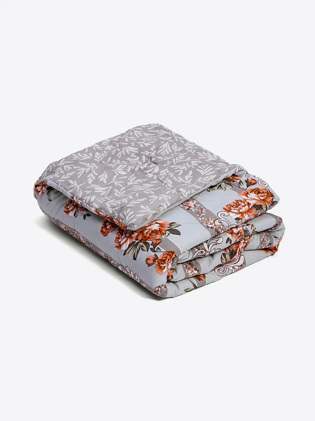 Printed Double Bed 130 GSM 4 Pc Bedding Set (1 Bedsheet, 1 AC Comforter & 2 Pillow Cover) - Image 6