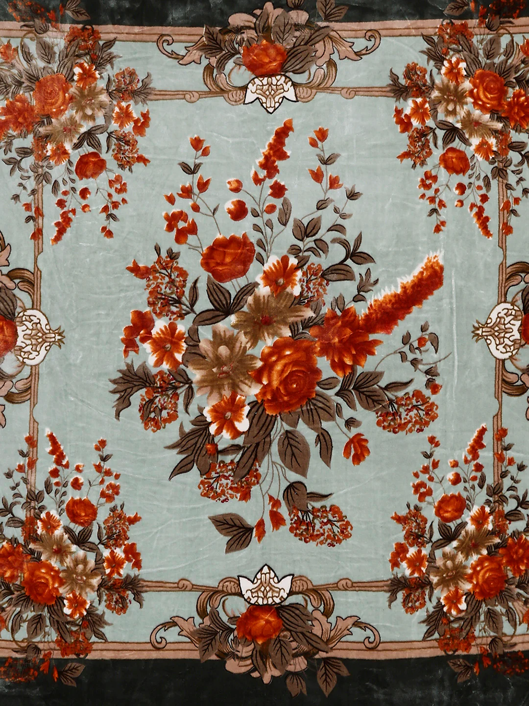 Printed Double Bed 2 Ply, 1042 GSM Blanket for Winter - (Emilia) - Image 5
