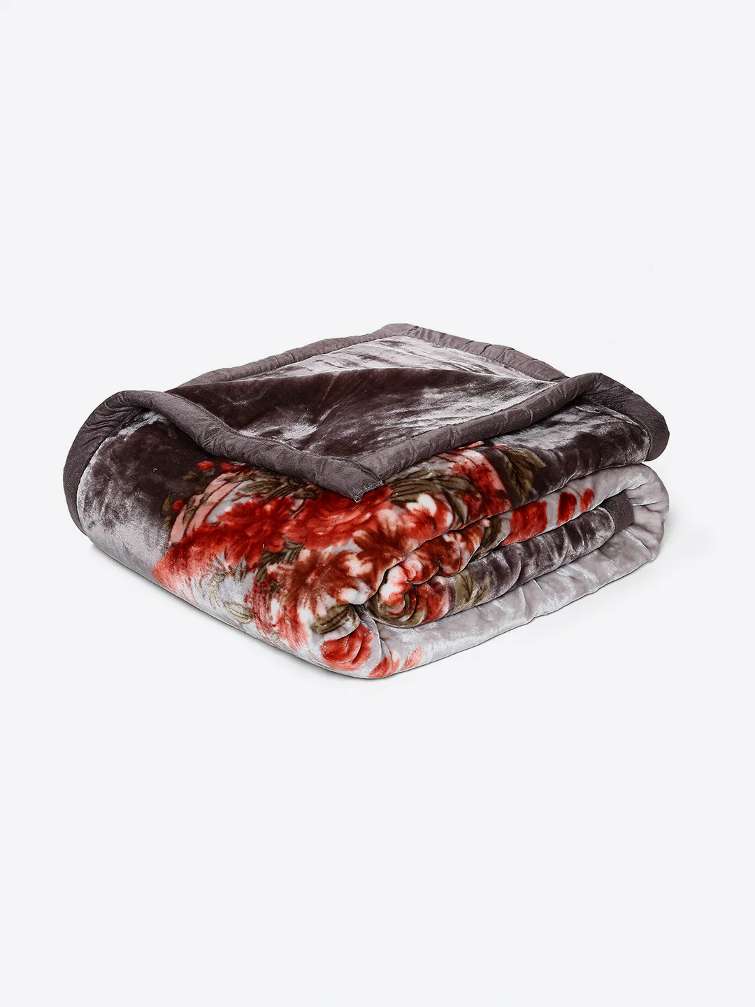 Printed Double Bed 2 Ply, 1042 GSM Blanket for Winter - (Emilia) - Image 7