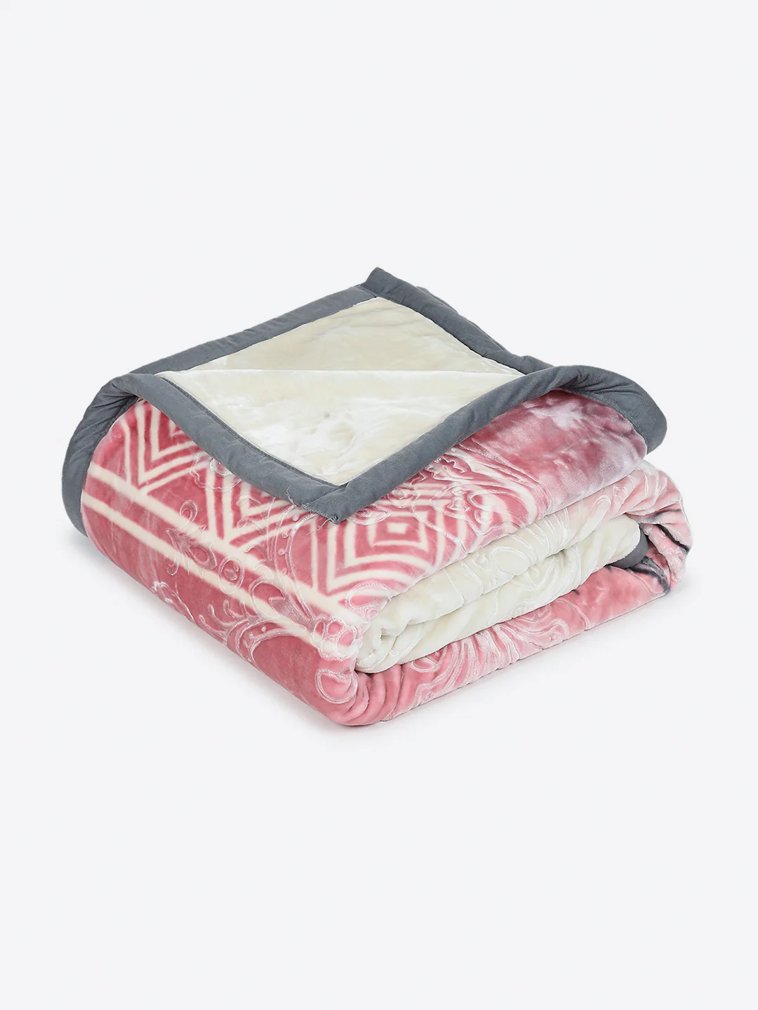 Printed Double Bed 2 Ply, 1136 GSM Embossed Blanket for Heavy Winter - (Commander) - Image 5