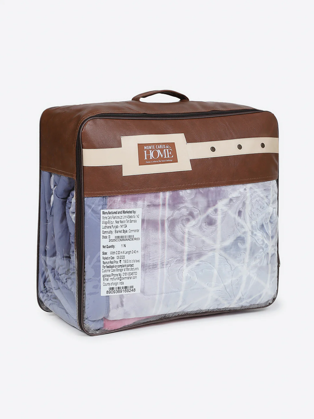 Printed Double Bed 2 Ply, 1136 GSM Embossed Blanket for Heavy Winter - (Commander) - Image 8