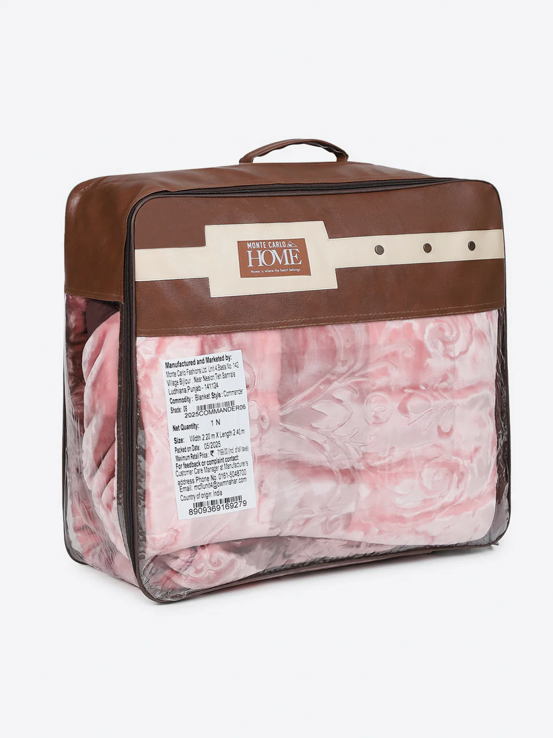 Printed Double Bed 2 Ply, 1136 GSM Embossed Blanket for Heavy Winter - (Commander) - Image 8