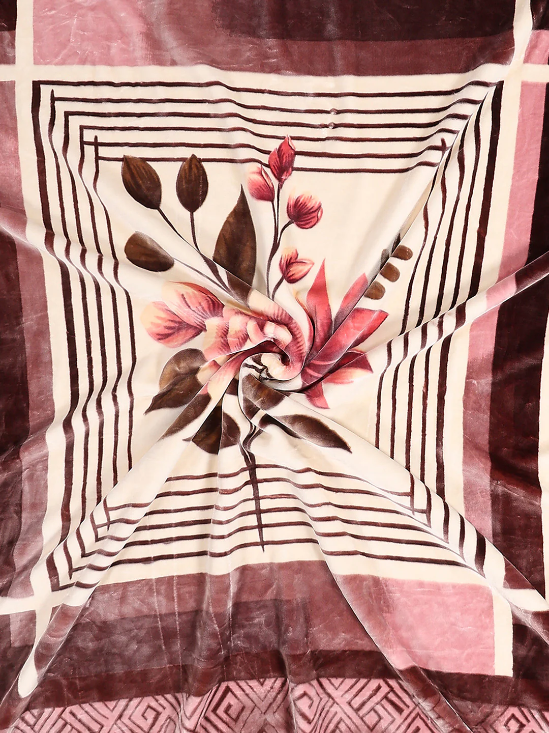 Printed Double Bed 2 Ply, 1136 GSM Embossed Blanket for Heavy Winter - (Commander) - Image 7