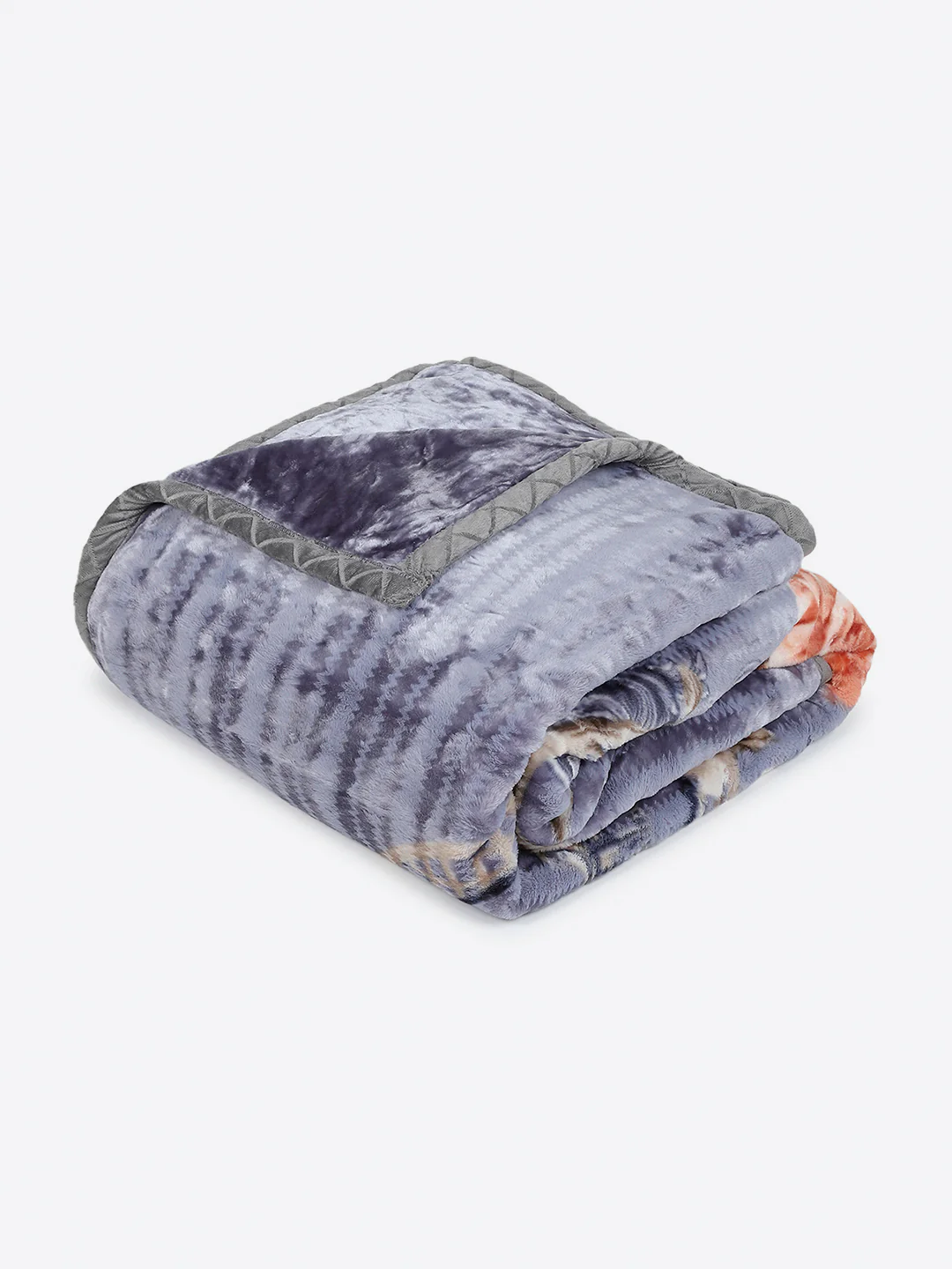 Printed Double Bed 2 Ply, 852 GSM Blanket for Heavy Winter - (Marshal) - Image 5