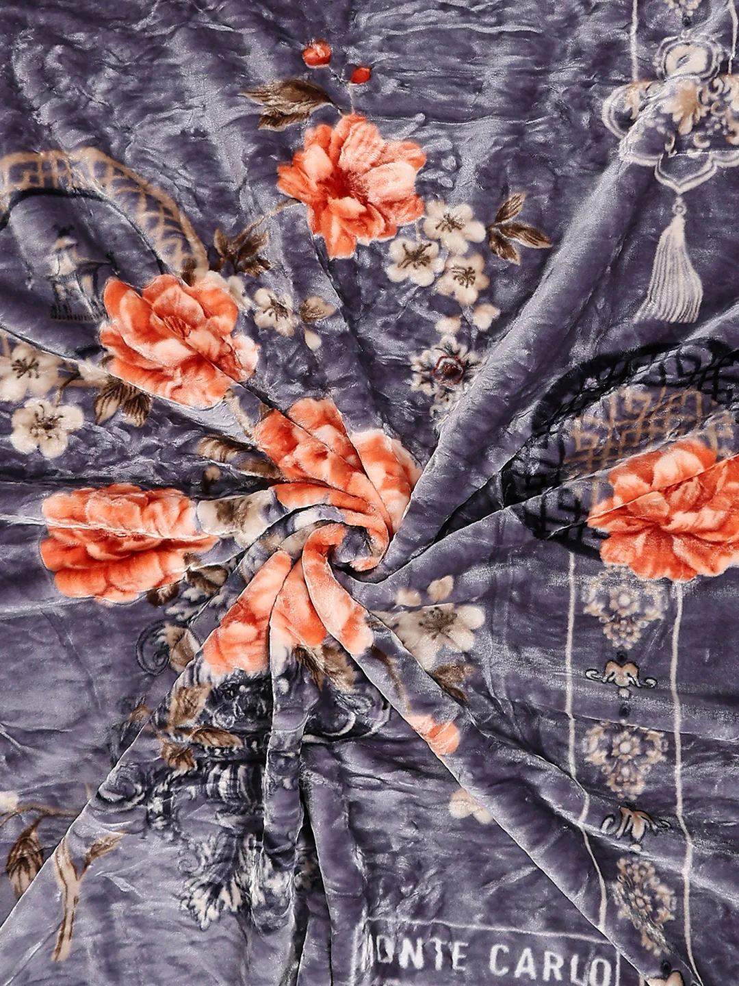 Printed Double Bed 2 Ply, 852 GSM Blanket for Heavy Winter - (Marshal) - Image 7