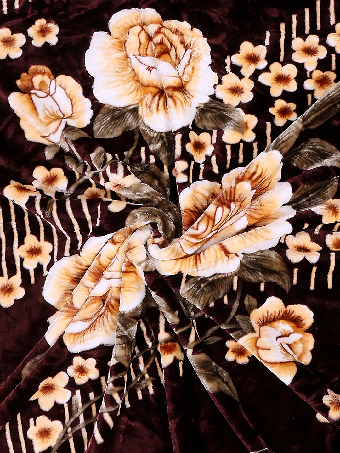 Printed Double Bed 2 Ply, 852 GSM Blanket for Heavy Winter - (Marshal) - Image 7