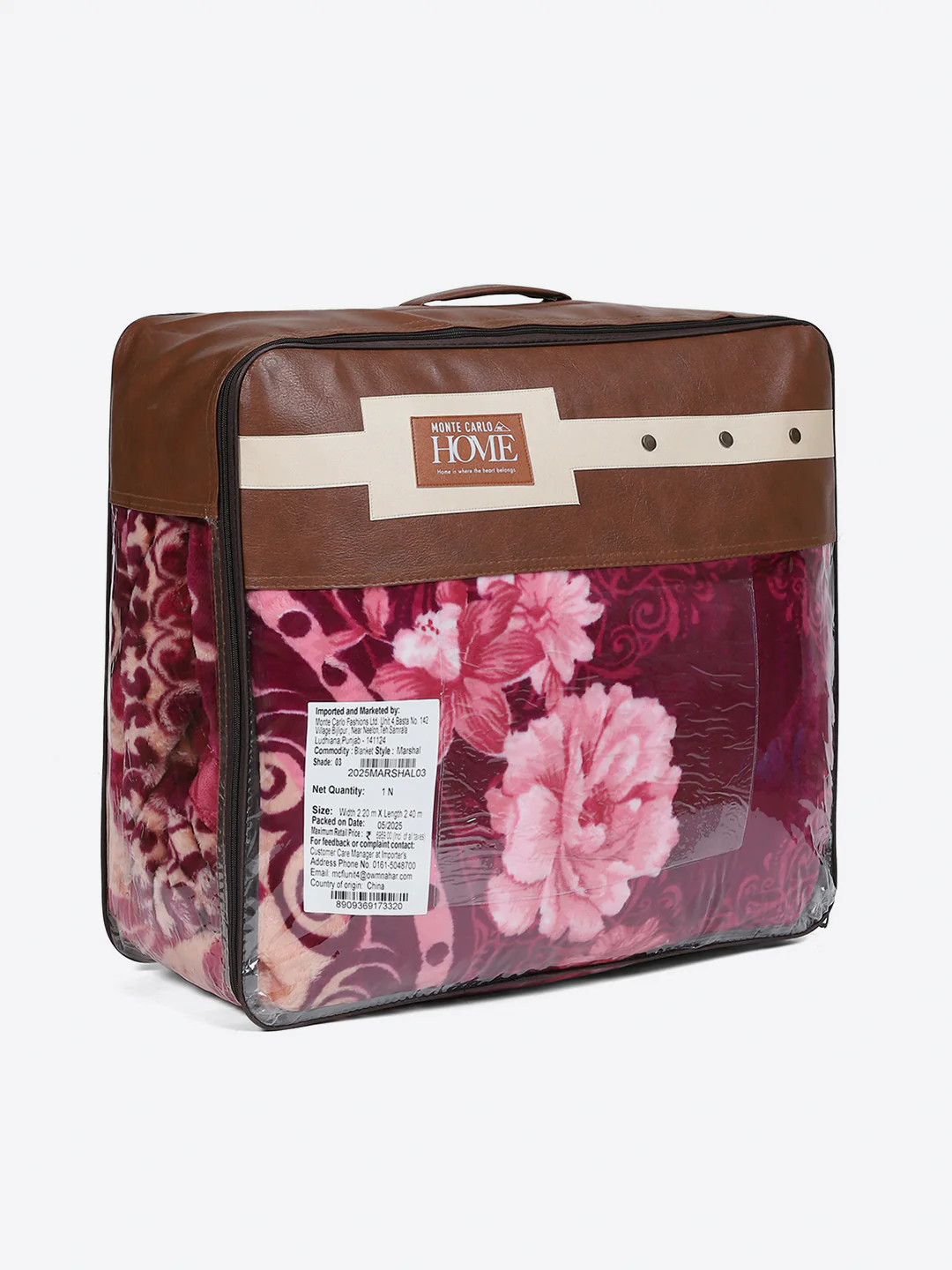 Printed Double Bed 2 Ply, 852 GSM Blanket for Heavy Winter - (Marshal) - Image 8