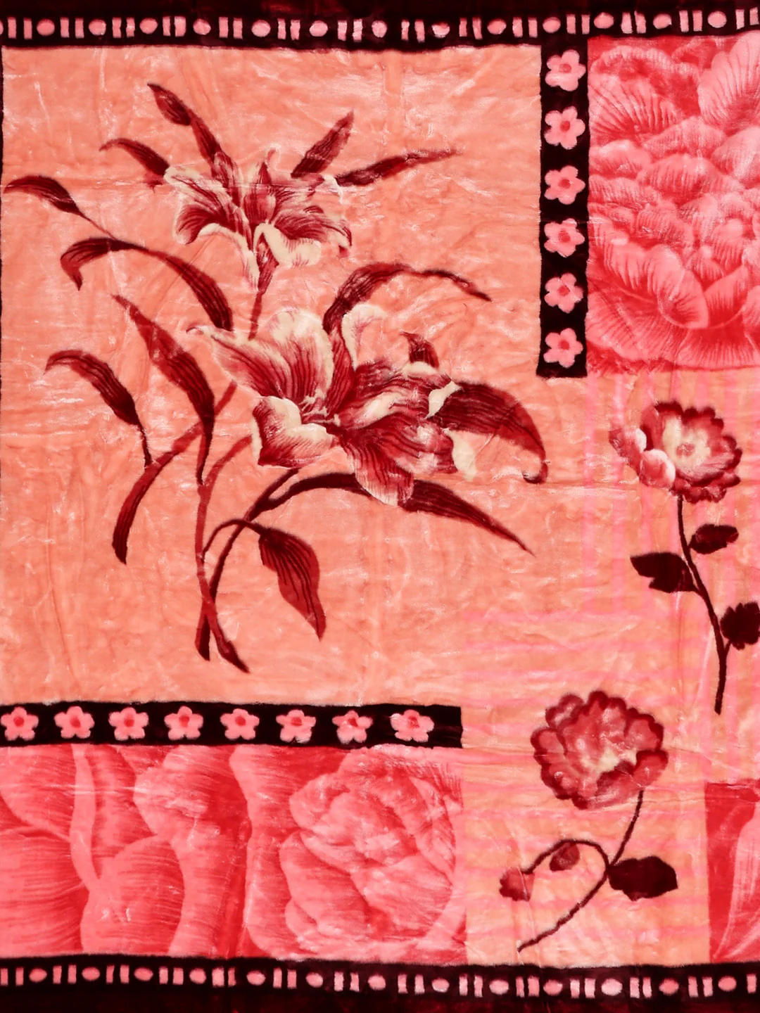 Printed Double Bed 2 Ply, 852 GSM Blanket for Heavy Winter - (Marshal) - Image 6
