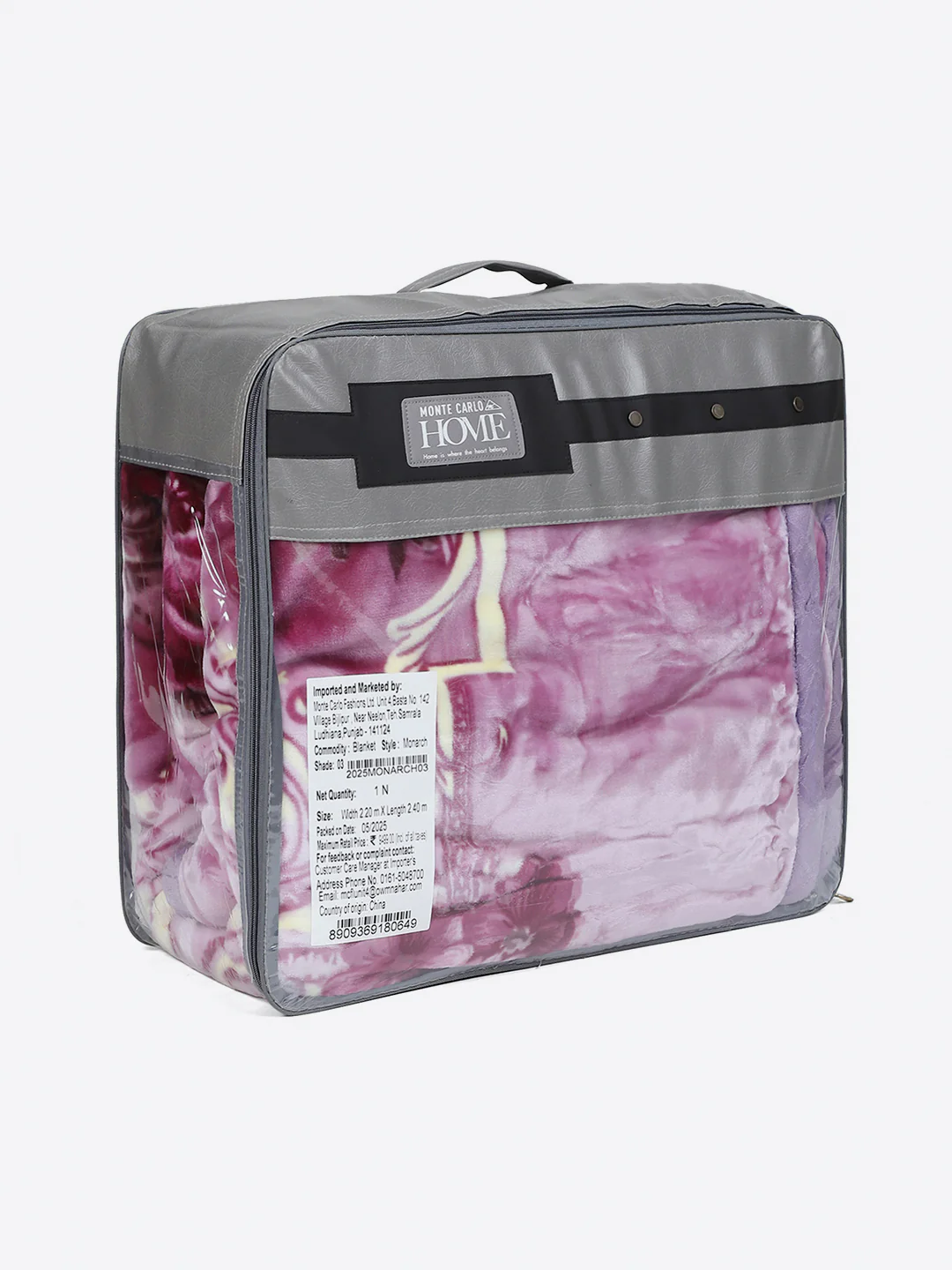 Printed Double Bed 2 Ply, 1136 GSM Blanket for Heavy Winter - (Monarch) - Image 8