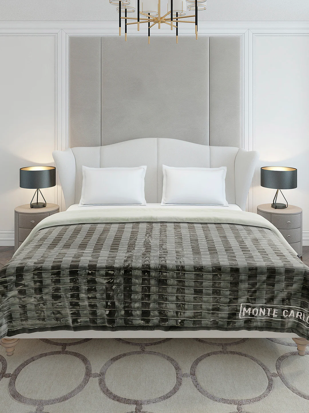 Printed Double Bed 2 Ply, 720 GSM Blanket for Heavy Winter - (Vibe Tribe) - Image 2