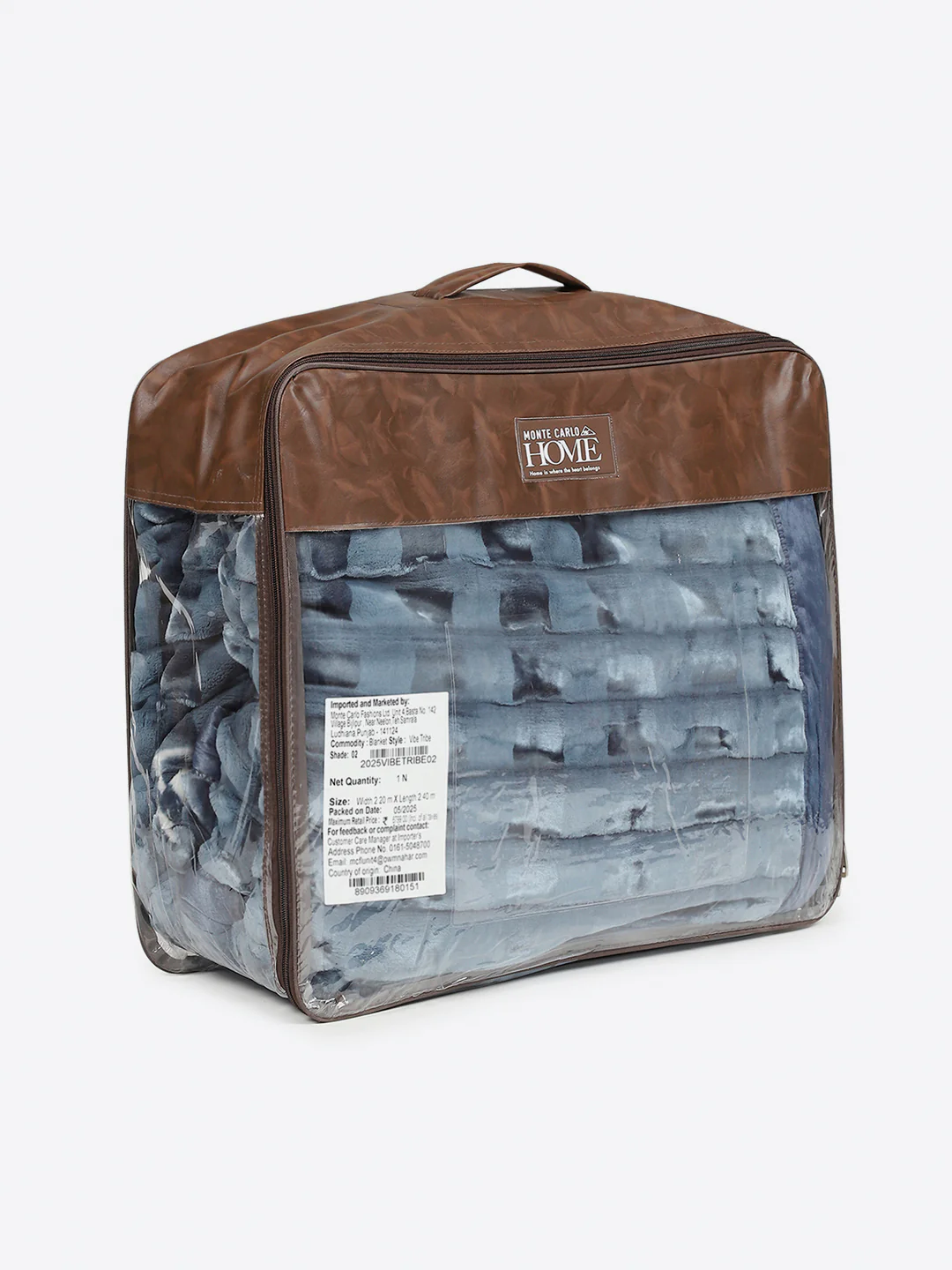 Printed Double Bed 2 Ply, 720 GSM Blanket for Heavy Winter - (Vibe Tribe) - Image 8