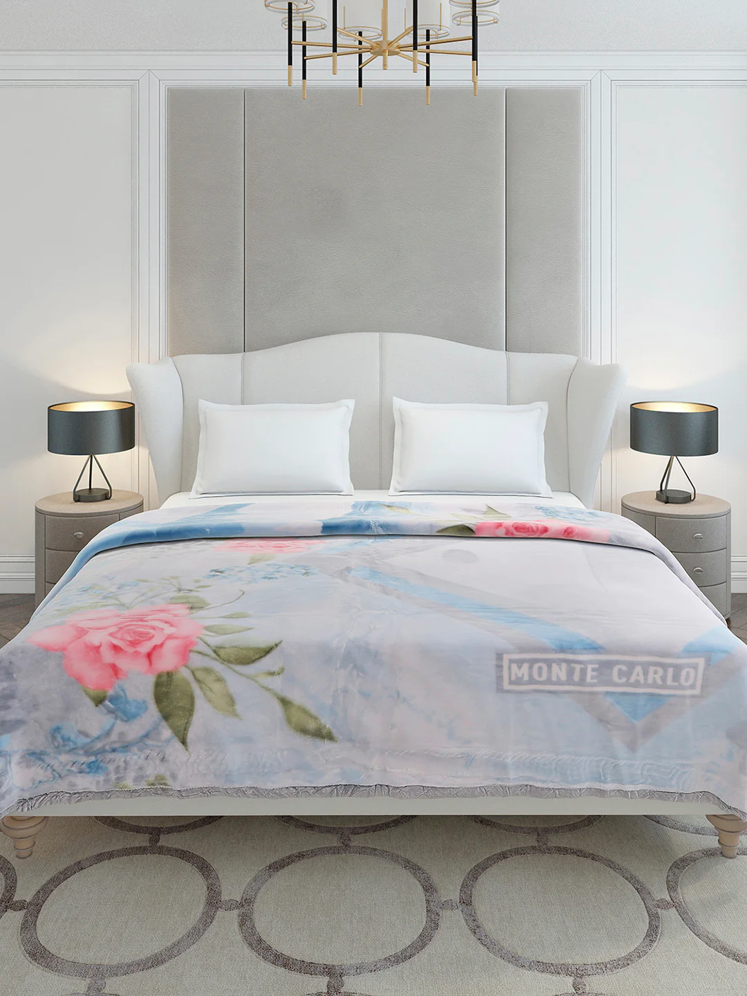 Printed Double Bed 2 Ply, 909 GSM Embossed Blanket for Heavy Winter - (Vista Plus) - Image 3