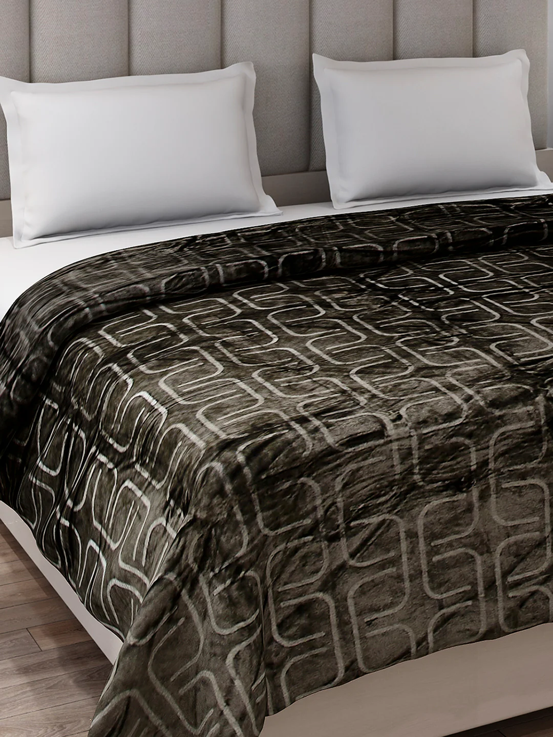 Printed Double Bed 210 GSM Blanket for AC Room - (Frosty) - Image 4
