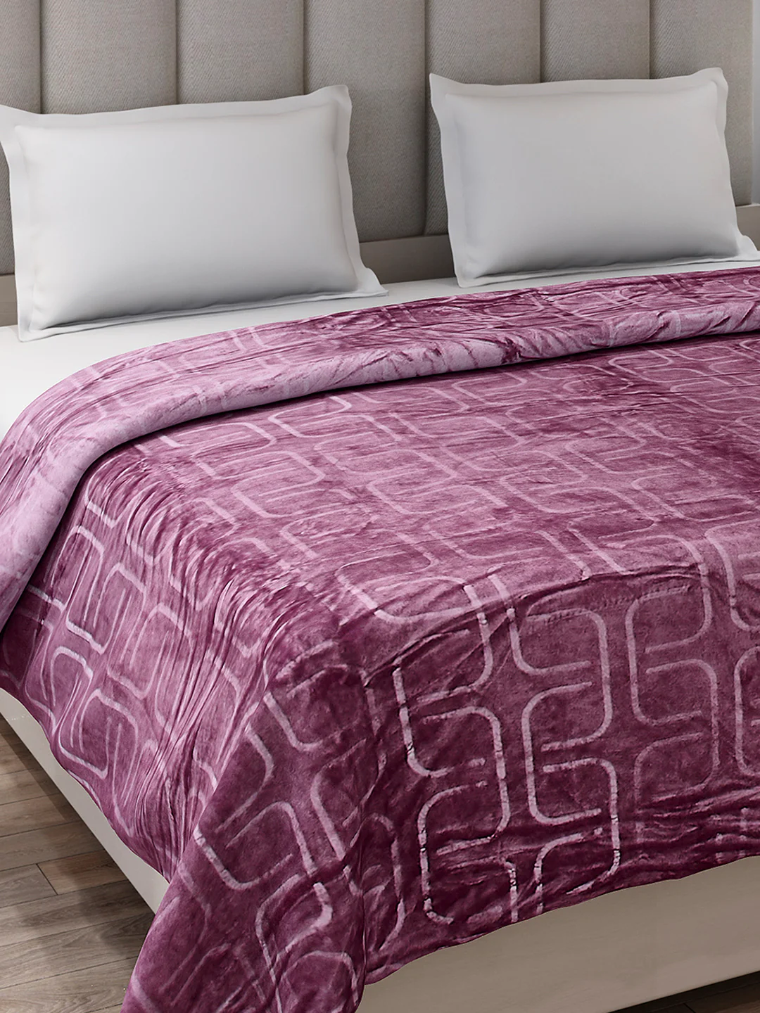 Printed Double Bed 210 GSM Blanket for AC Room - (Frosty) - Image 4