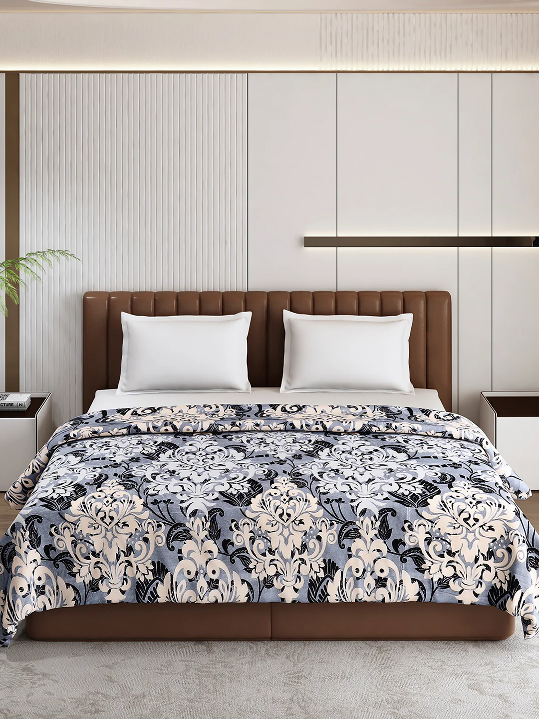Printed Double Bed 210 GSM Blanket for AC Room - (Mellow) - Image 3