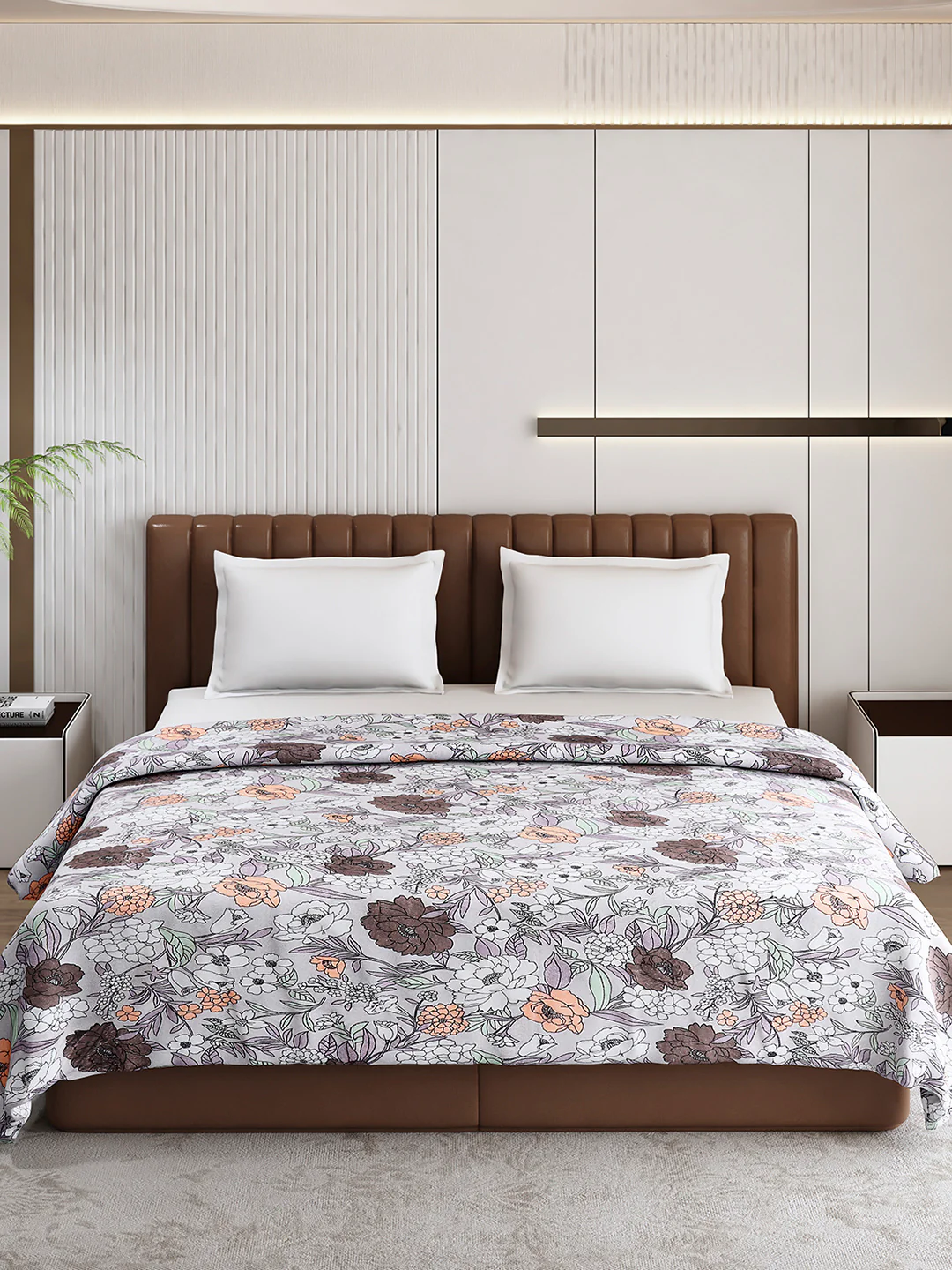 Printed Double Bed 210 GSM Blanket for AC Room - (Mellow) - Image 3