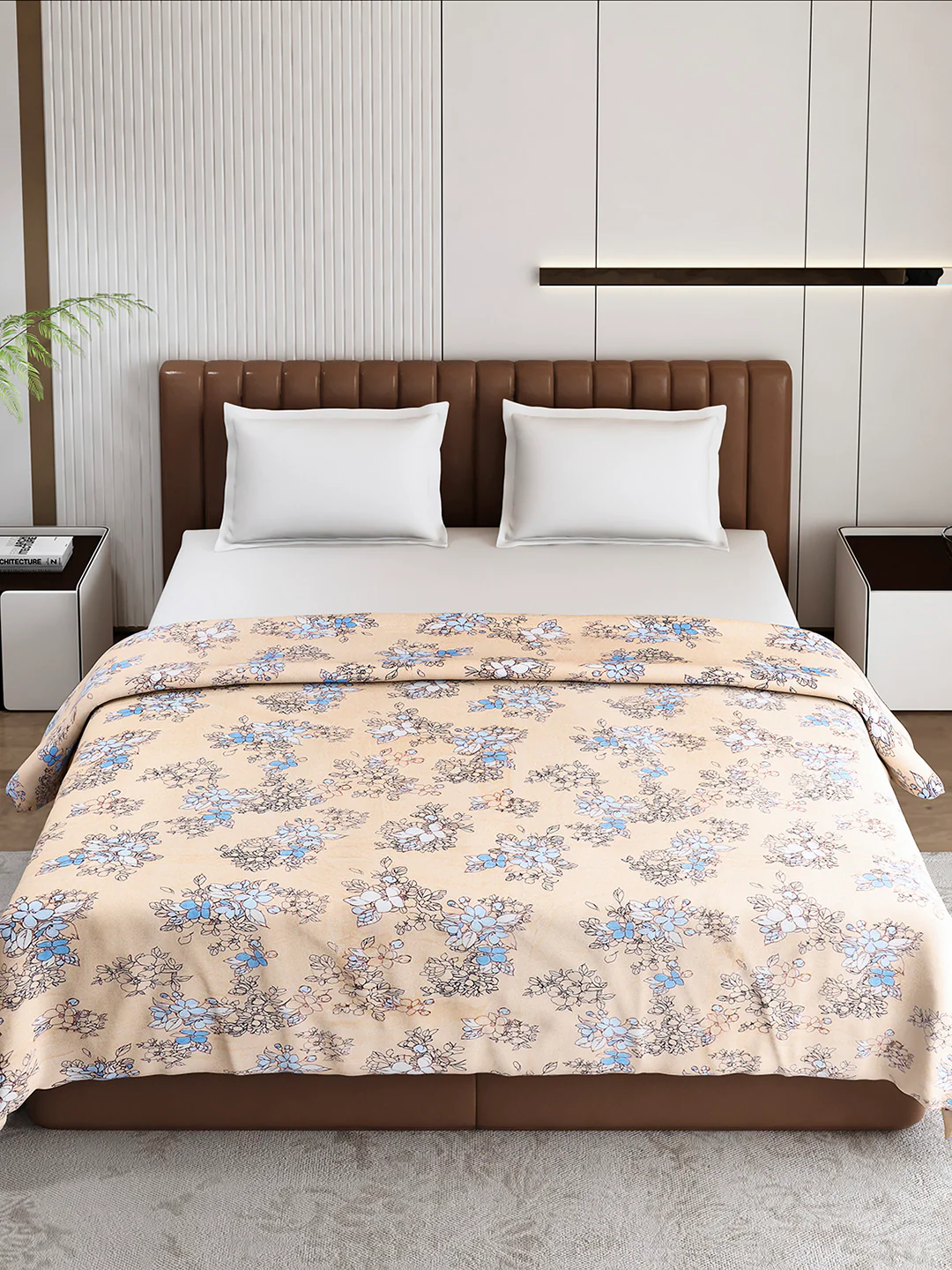 Printed Double Bed 210 GSM Blanket for AC Room - (Mellow) - Image 2