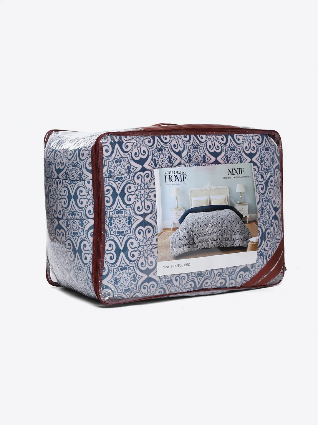 Printed Double Bed 210 GSM Comforter for Mild Winter (Nixie), Weight 729 gm - Image 8