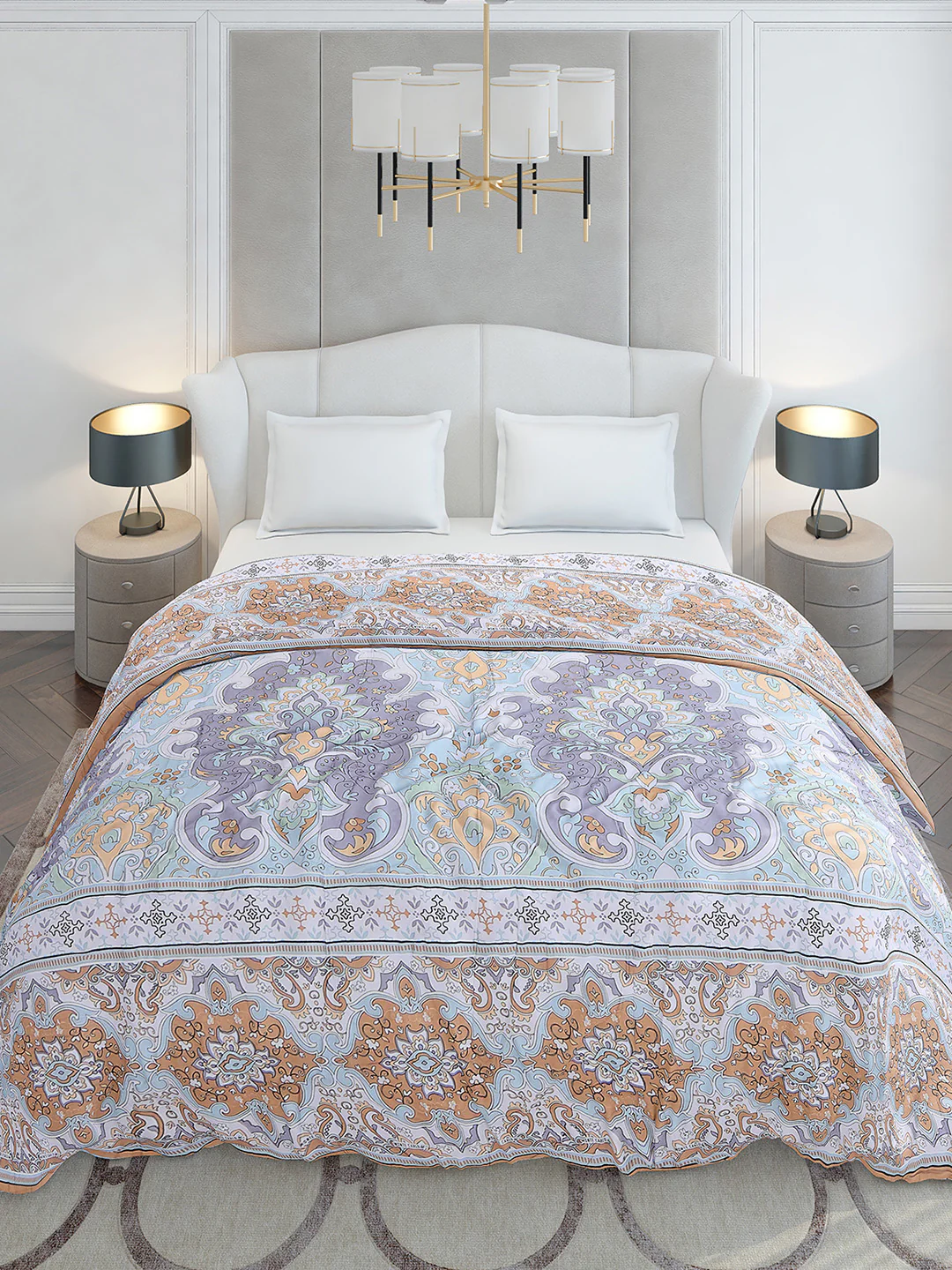 Printed Double Bed 210 GSM Duvet Cover - (Ecoease) - Image 2