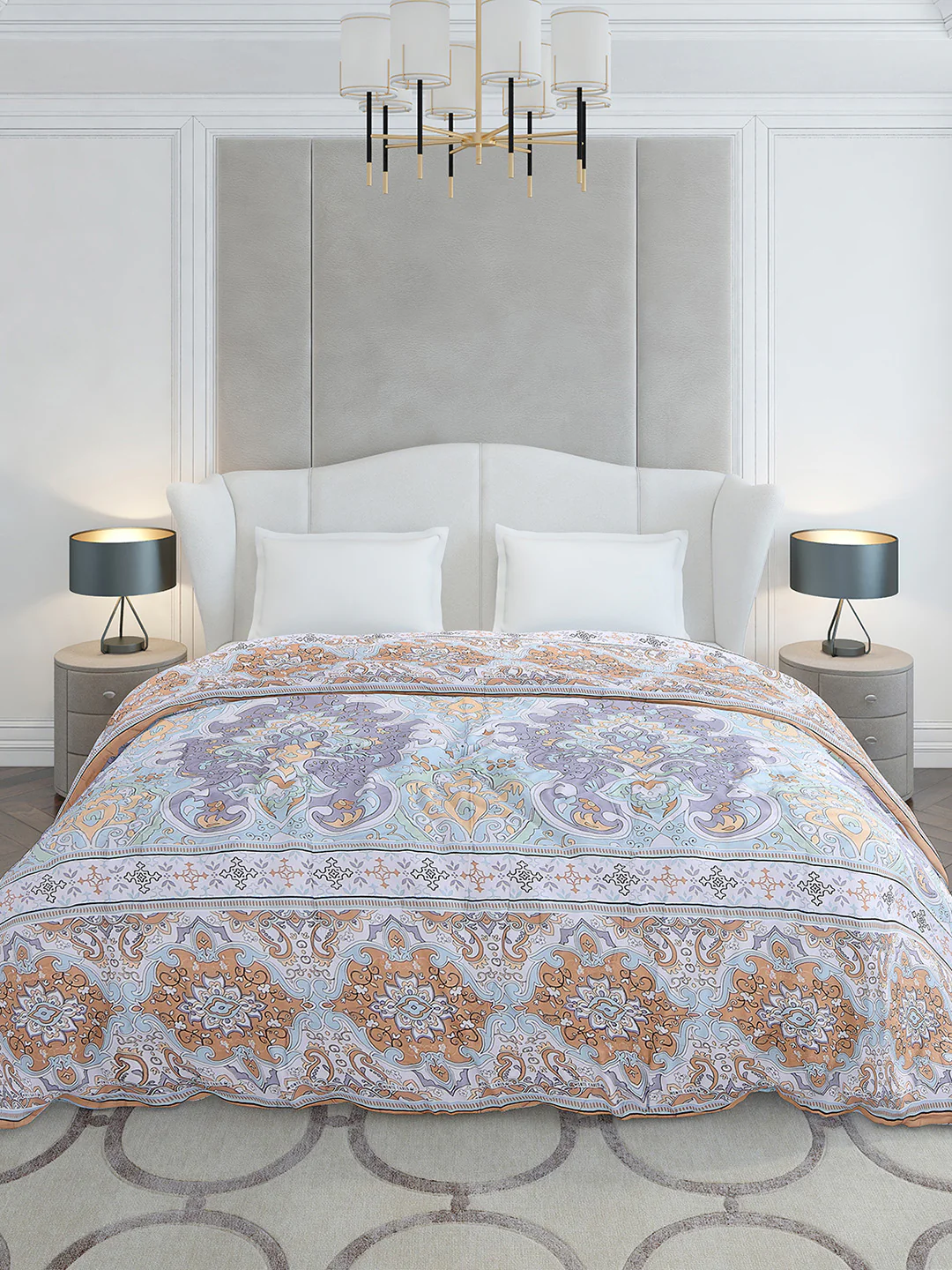 Printed Double Bed 210 GSM Duvet Cover - (Ecoease) - Image 3
