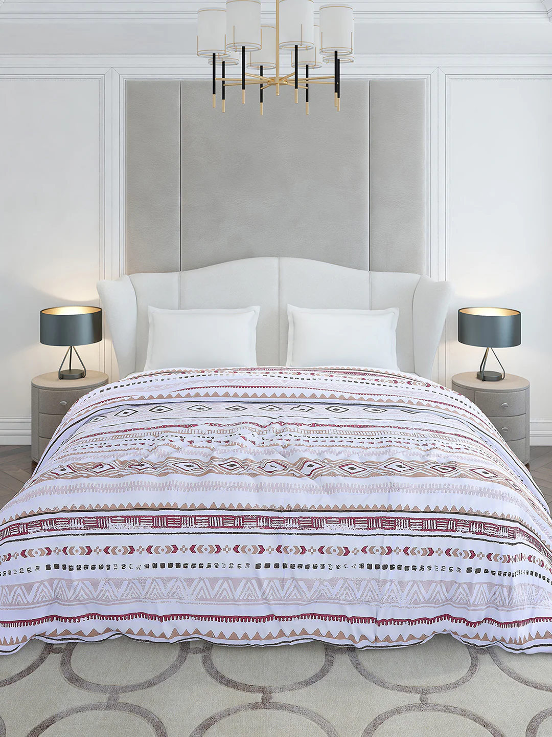 Printed Double Bed 210 GSM Duvet Cover - (Ecoease) - Image 2