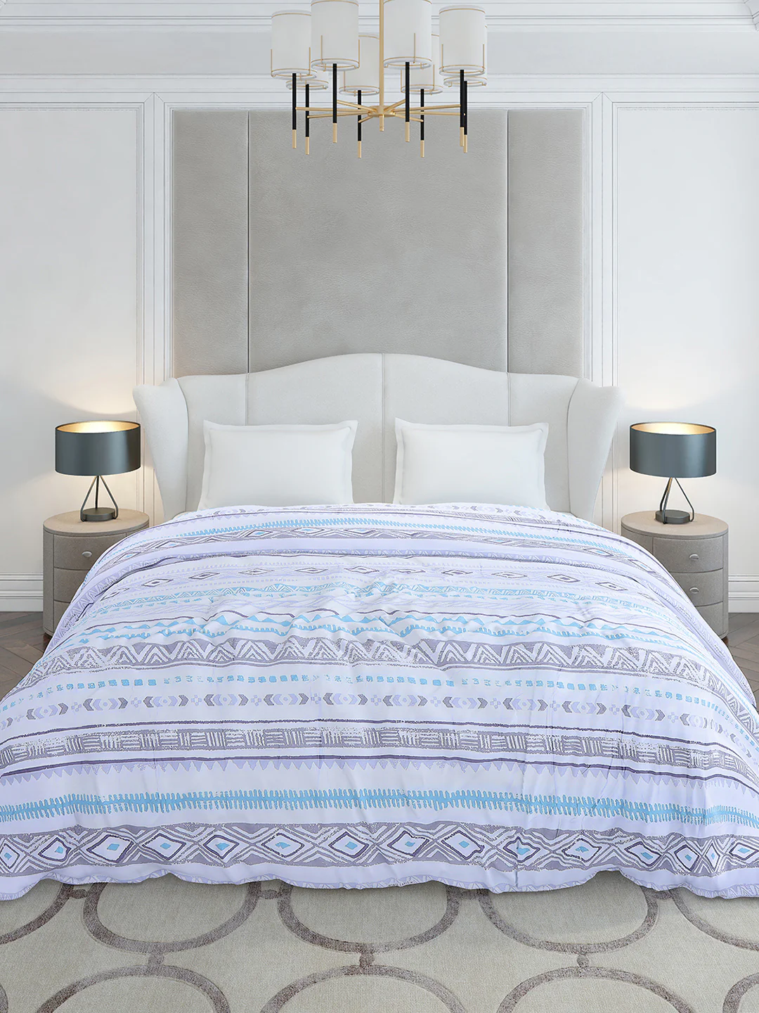 Printed Double Bed 210 GSM Duvet Cover - (Ecoease) - Image 3