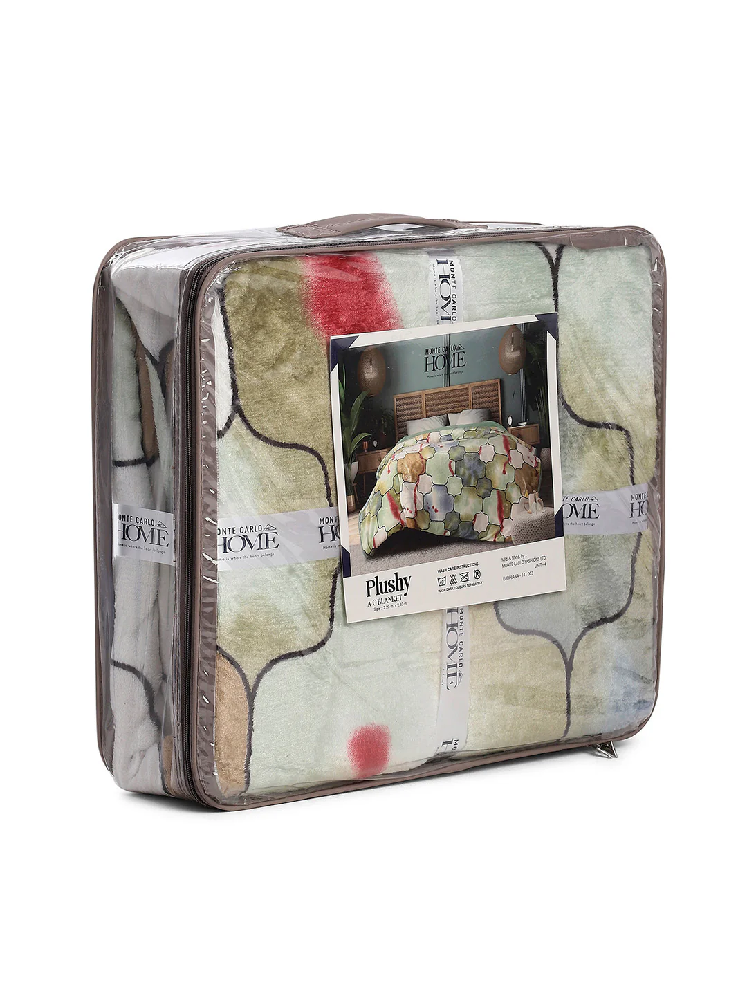 Printed Double Bed 233 GSM Blanket for AC Room - (Plushy) - Image 8