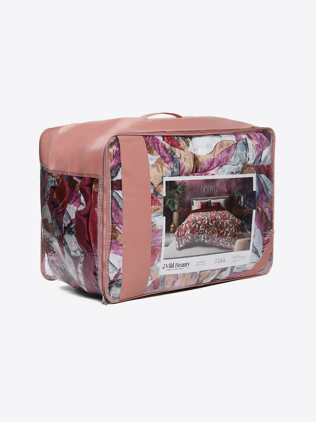 Printed Double Bed 233 GSM Comforter for Mild Winter (Beauty), Weight 855 gm - Image 8
