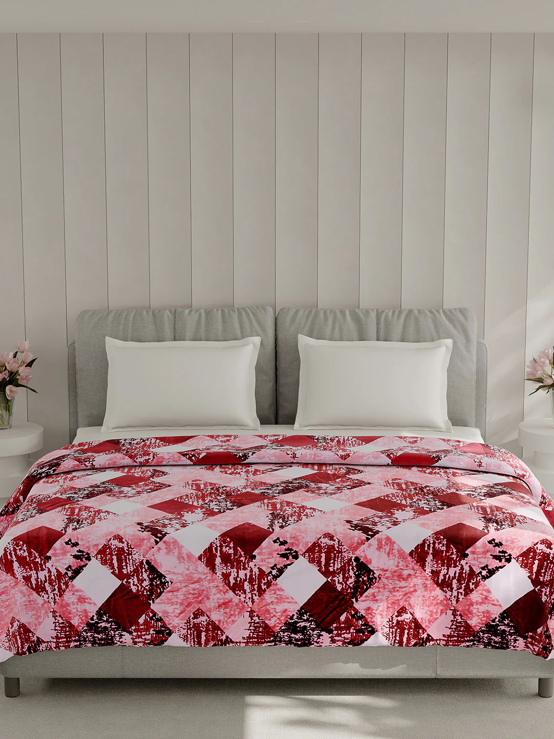 Printed Double Bed 240 GSM Blanket for AC Room - (Plushy) - Image 3