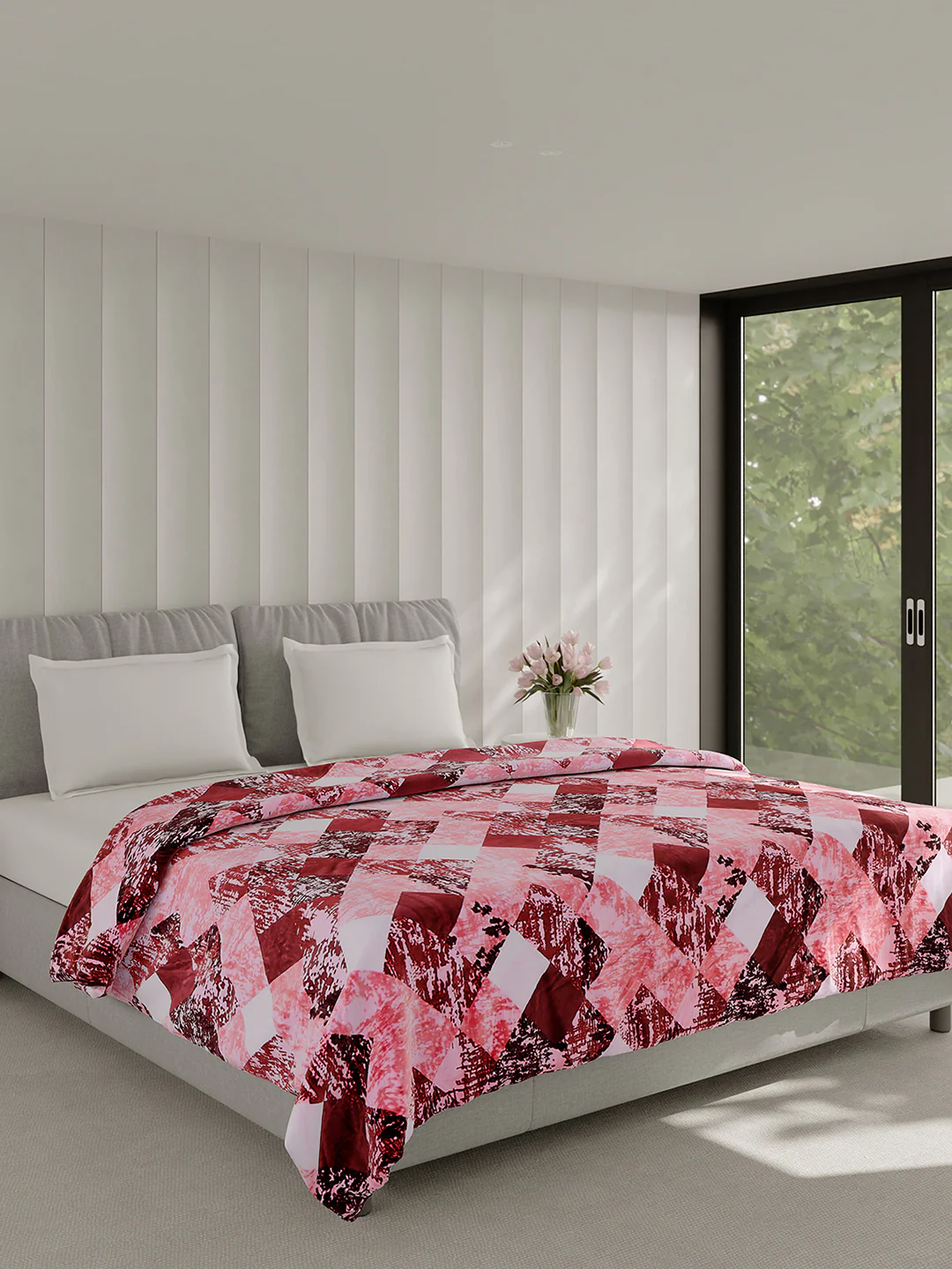 Printed Double Bed 240 GSM Blanket for AC Room - (Plushy) - Image 4