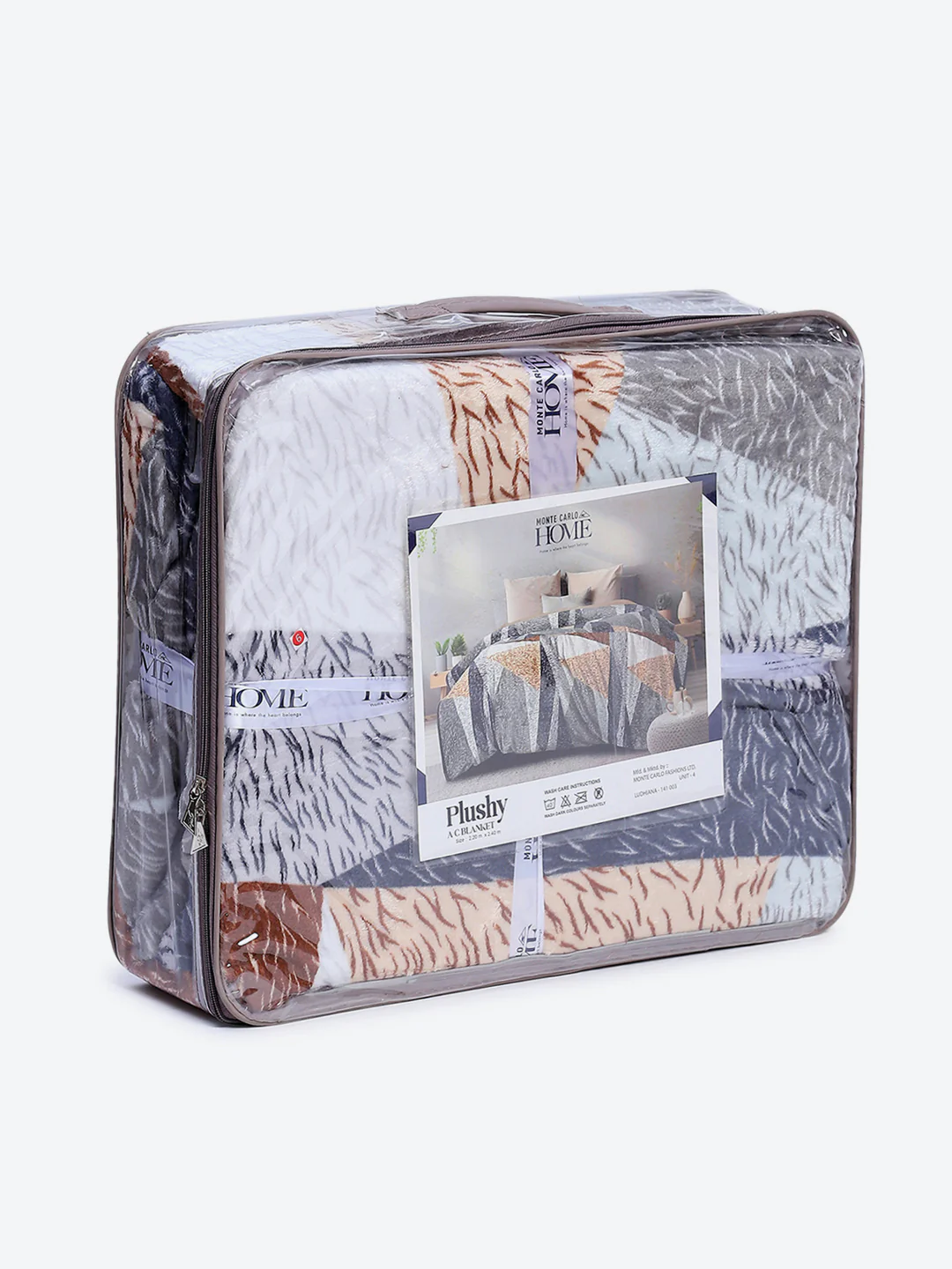 Printed Double Bed 240 GSM Blanket for AC Room - (Plushy) - Image 8