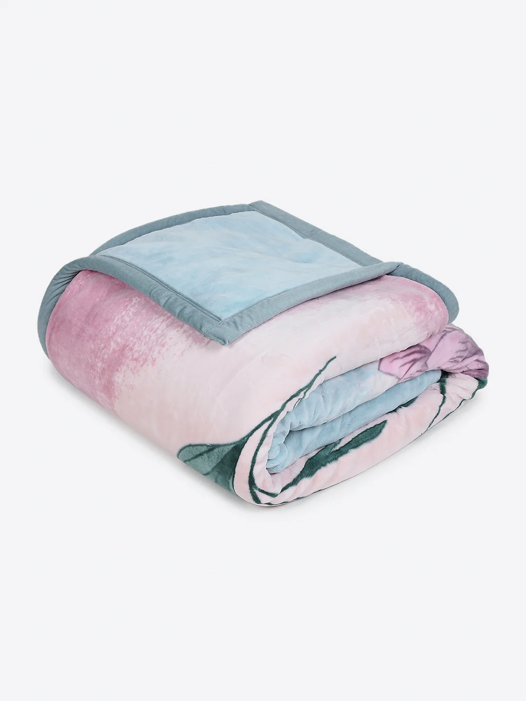 Printed Double Bed 3, 890 GSM Ply Blanket for Heavy Winter - (Rosewood) - Image 5