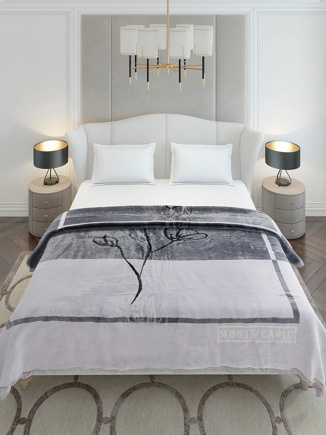 Printed Double Bed 3 Ply, 909 GSM Blanket for Heavy Winter - (Wild Side) - Image 3