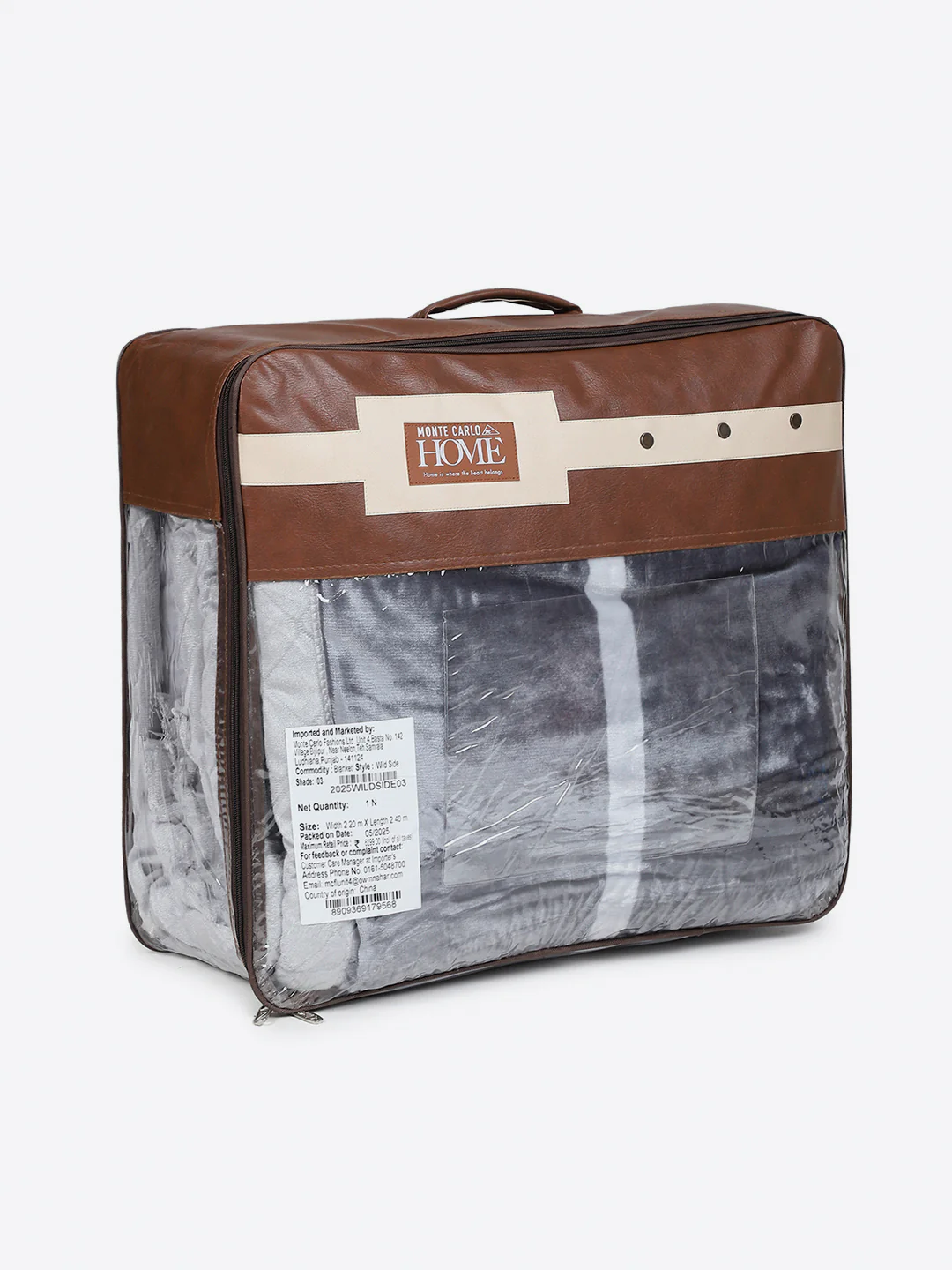 Printed Double Bed 3 Ply, 909 GSM Blanket for Heavy Winter - (Wild Side) - Image 8