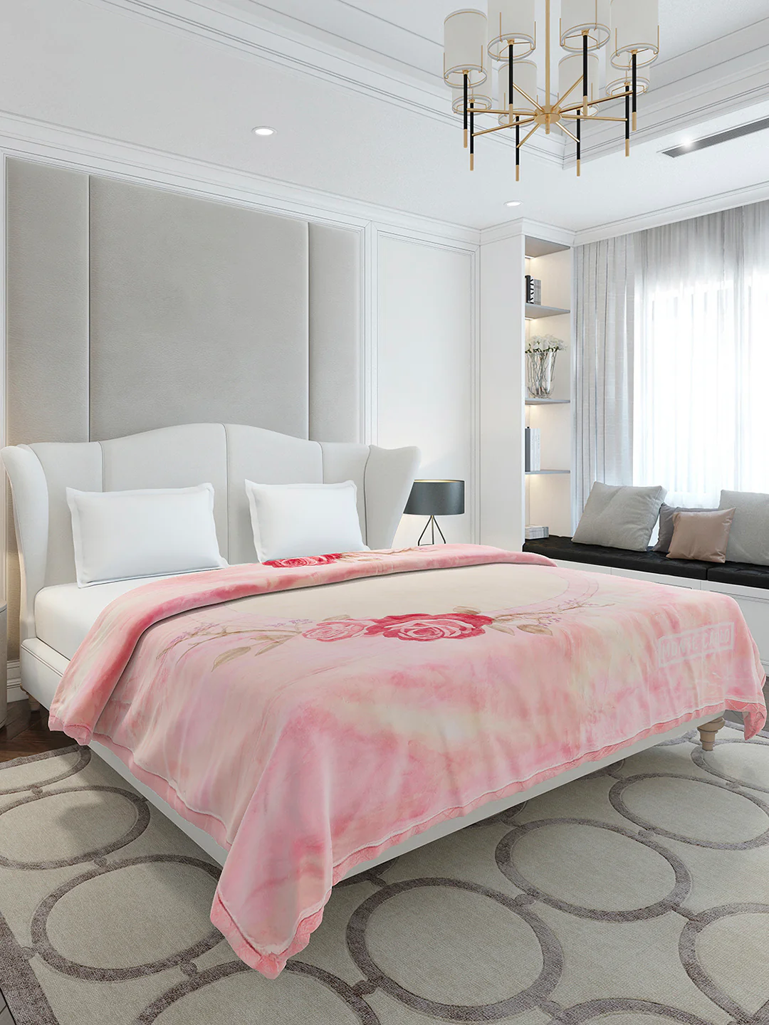 Printed Double Bed 3 Ply, 909 GSM Blanket for Heavy Winter - (Wild Side) - Image 4