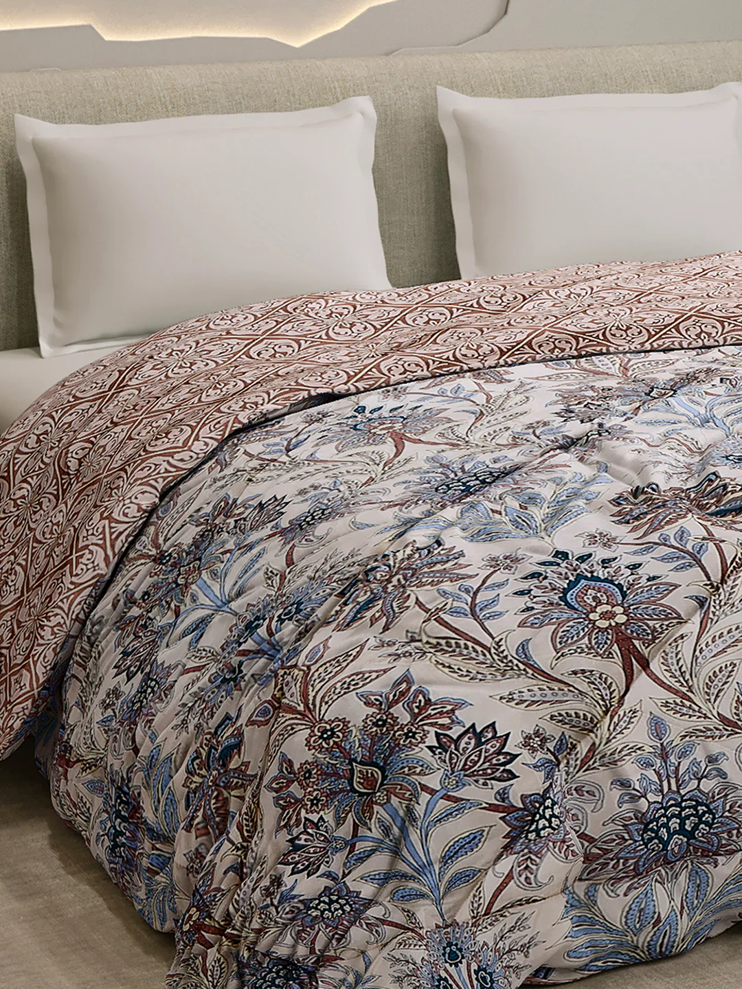 Printed Double Bed 3 Ply Comforter for AC Room - (Marvella) - Image 6