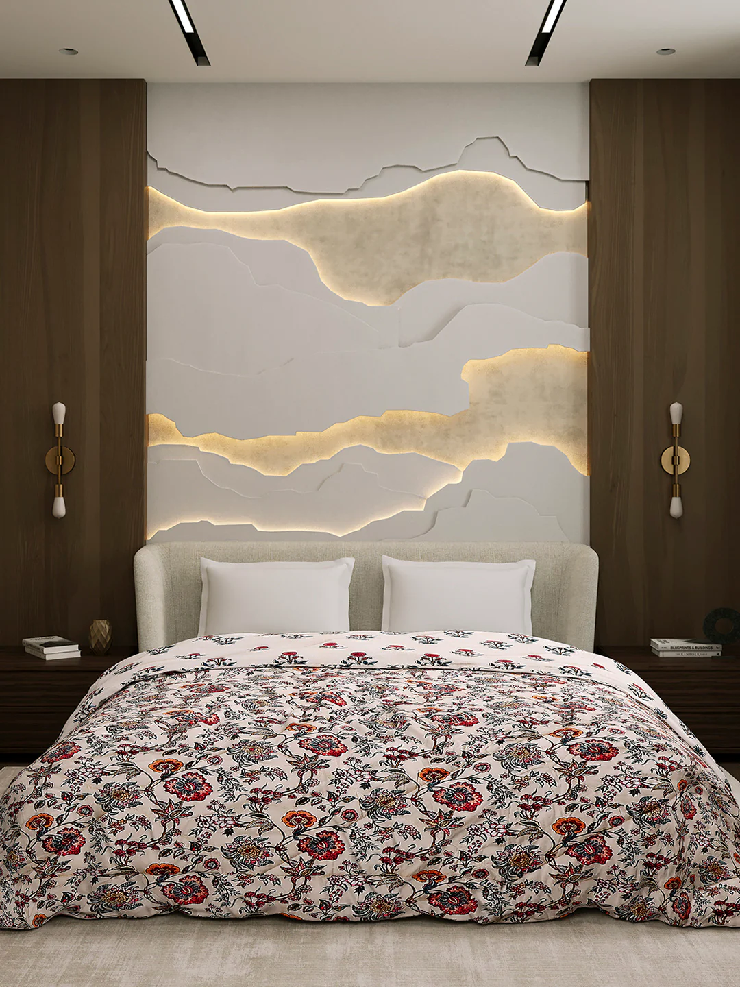 Printed Double Bed 3 Ply Comforter for AC Room - (Marvella) - Image 2