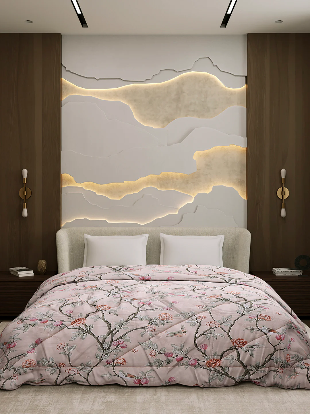 Printed Double Bed 3 Ply Comforter for AC Room - (Marvella) - Image 3