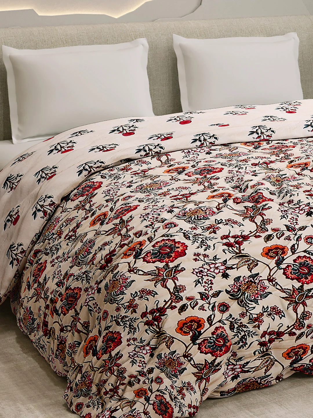 Printed Double Bed 3 Ply Comforter for AC Room - (Marvella) - Image 6