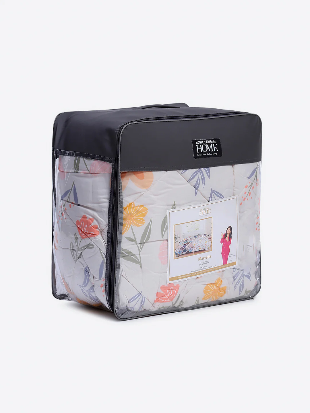 Printed Double Bed 3 Ply Comforter for AC Room - (Marvella) - Image 11