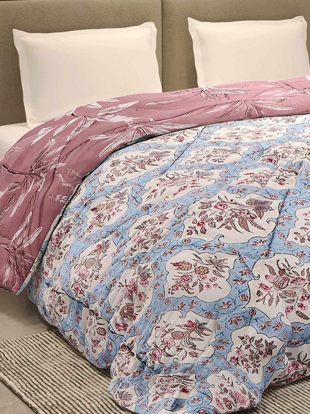 Printed Double Bed 3 Ply Comforter for AC Room - (Marvella) - Image 6
