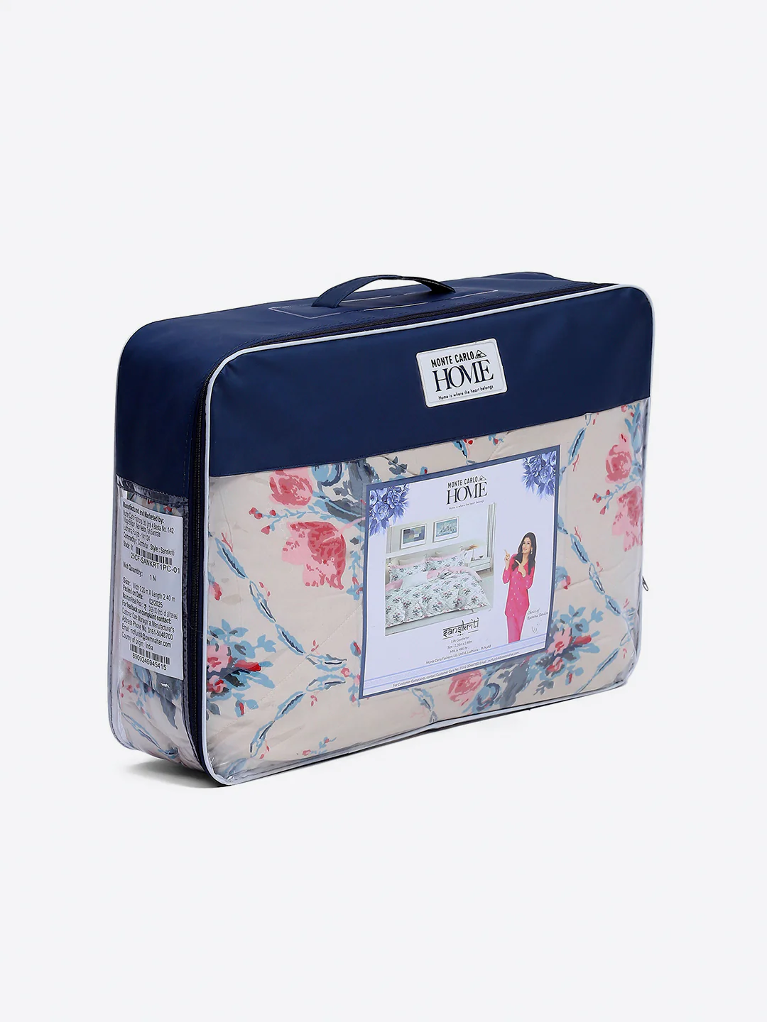 Printed Double Bed 3 Ply Comforter for AC Room - (Sanskriti) - Image 8