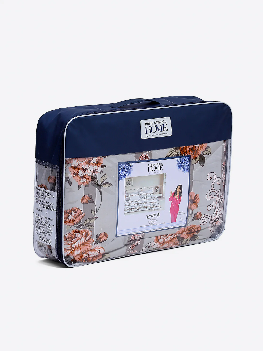 Printed Double Bed 3 Ply Comforter for AC Room - (Sanskriti) - Image 8