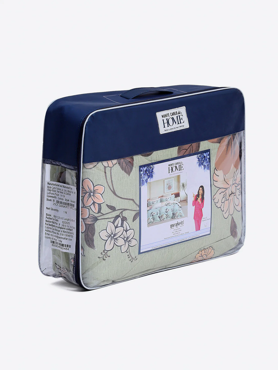 Printed Double Bed 3 Ply Comforter for AC Room - (Sanskriti) - Image 8