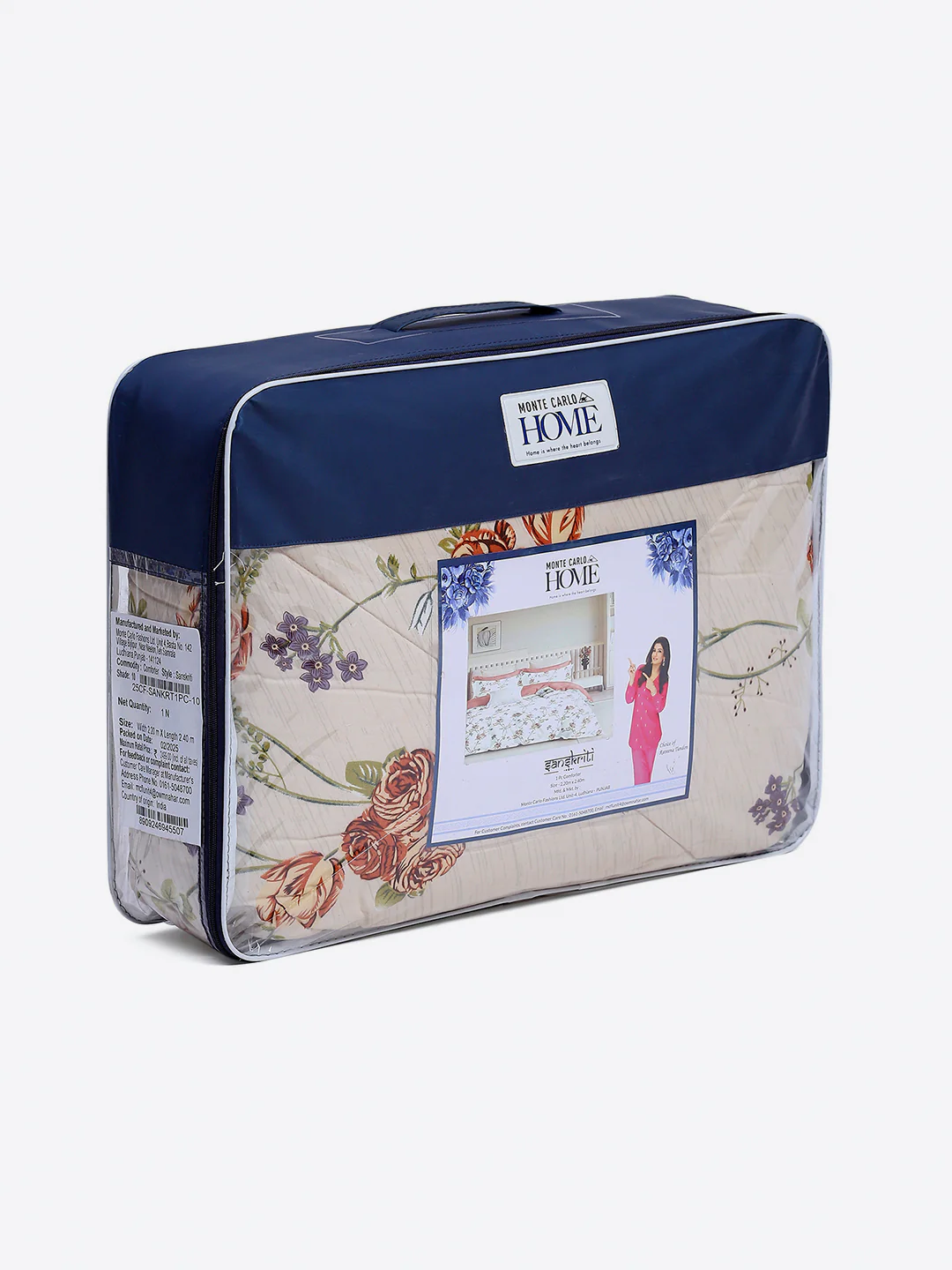 Printed Double Bed 3 Ply Comforter for AC Room - (Sanskriti) - Image 8