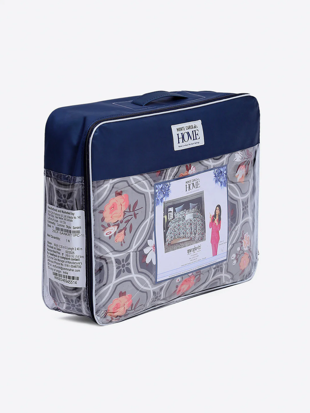 Printed Double Bed 3 Ply Comforter for AC Room - (Sanskriti) - Image 8