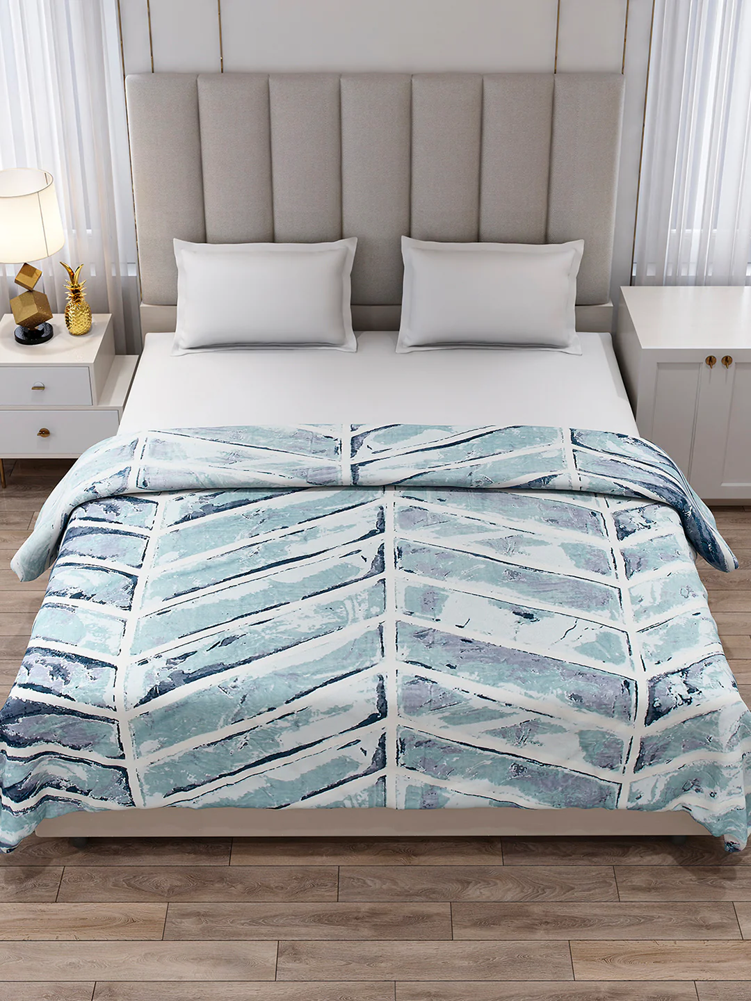 Printed Double Bed 300 GSM Blanket for AC Room - (Legacy) - Image 2