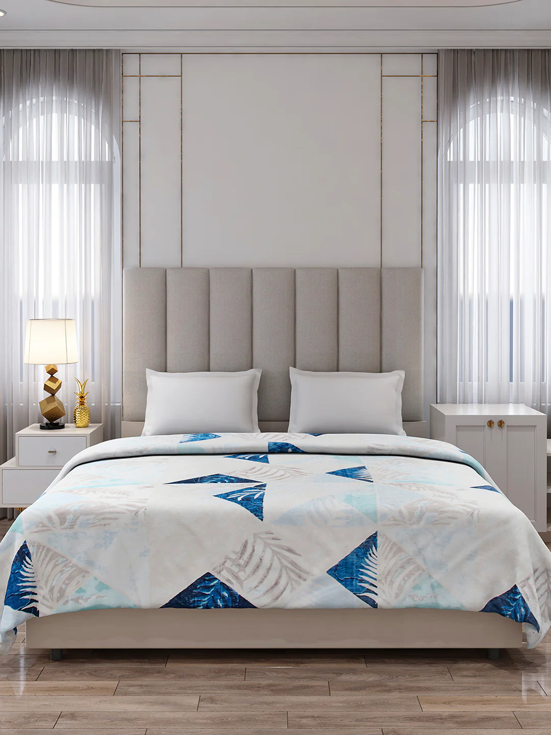 Printed Double Bed 300 GSM Blanket for AC Room - (Legacy) - Image 3
