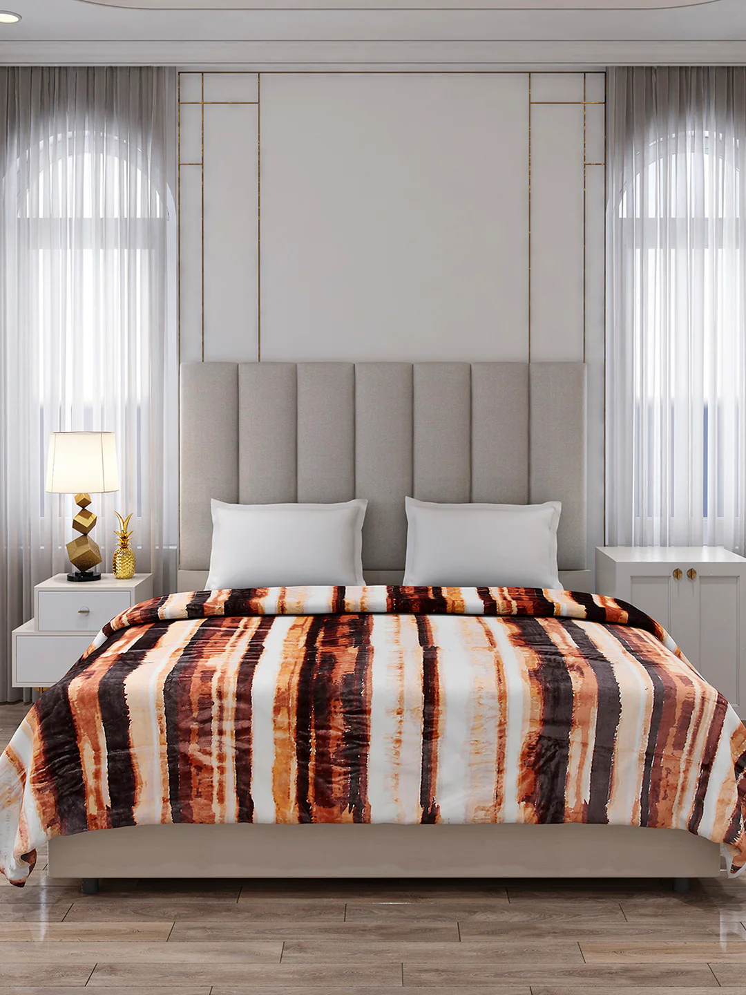 Printed Double Bed 300 GSM Blanket for AC Room - (Legacy) - Image 3